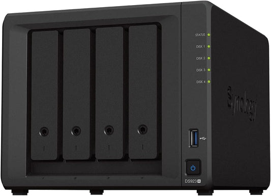 Synology DS923+ 4-Bay NAS System (Diskless) Leistungsstarker Netzwerkspeicher