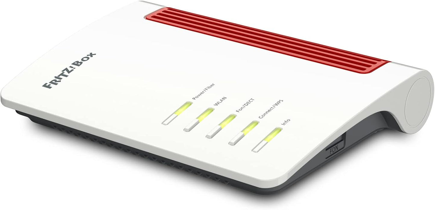 AVM FRITZ!Box 5530 AON Fiber Router für Glasfaserans. Wi-Fi 6 (WLAN AX) 3GBit/s