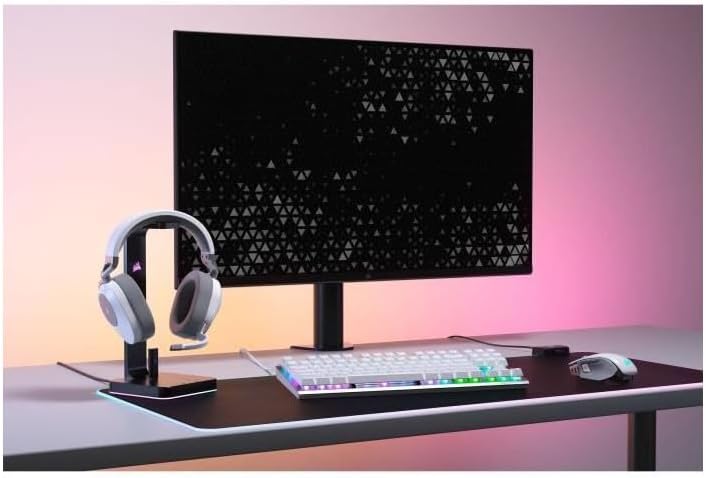 Corsair HS65 Wireless Gaming Headset Bluetooth Dolby 7.1-Surround-Sound - White