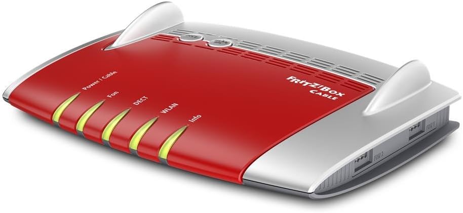 AVM FRITZ!Box 6490 Cable WLAN AC+N Router DOCSIS-3.0-Kabelmodem für Kabelanschl.