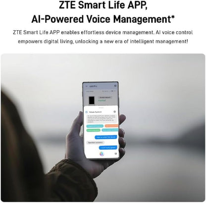 ZTE U60 Mobiler 5G WiFi 7 LTE Hotspot Wingle Touchscreen für bis zu 64 Geräte