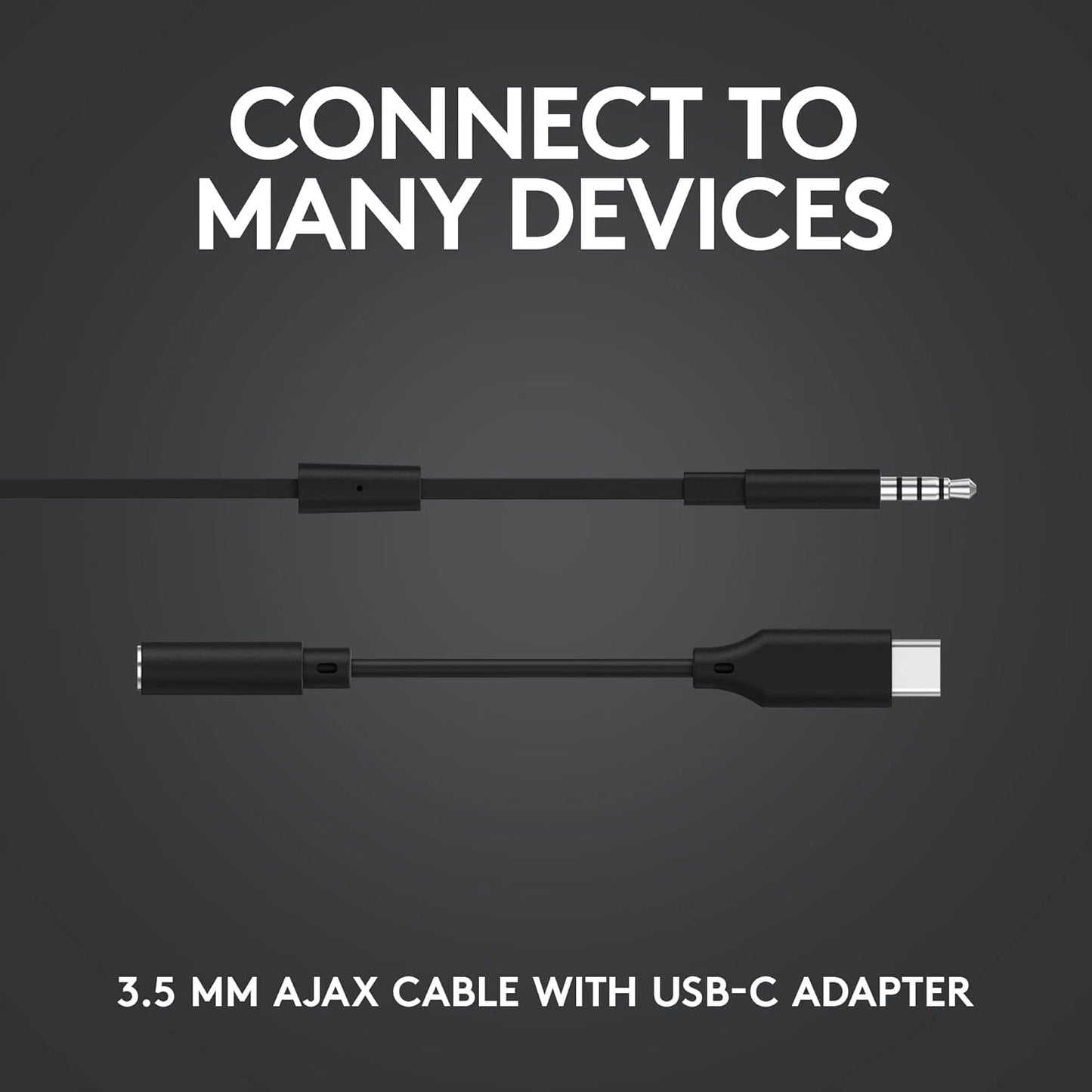 Logitech G G333 Kopfhörer VR Edition Gaming InEar Buds für Oculus Quest Schwarz