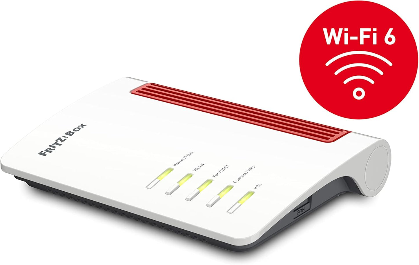 AVM FRITZ!Box 5530 AON Fiber Router für Glasfaserans. Wi-Fi 6 (WLAN AX) 3GBit/s