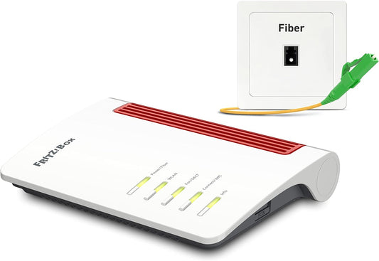 AVM FRITZ!Box 5530 AON Fiber Router für Glasfaserans. Wi-Fi 6 (WLAN AX) 3GBit/s