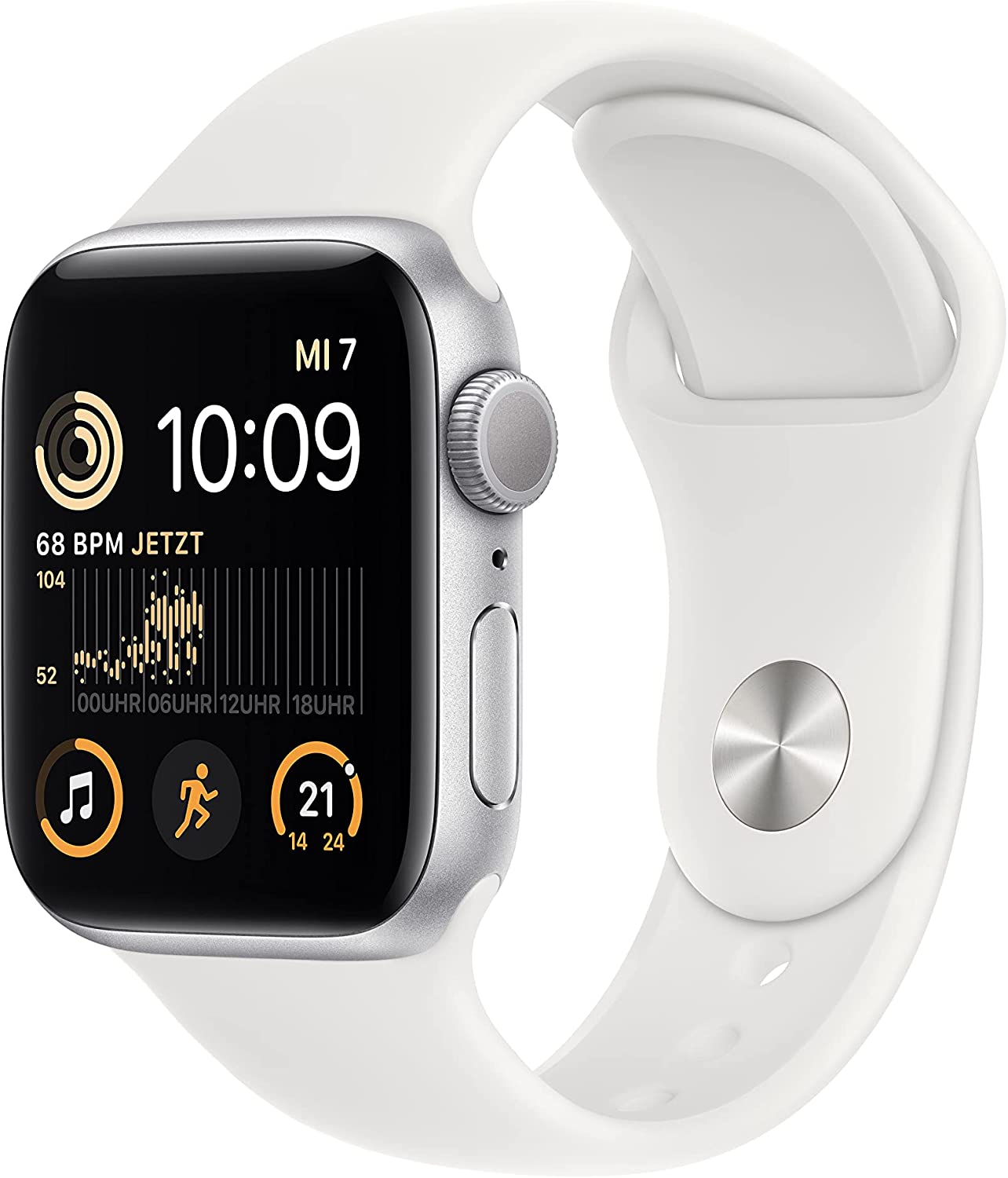 Apple Watch SE 2. Generation GPS WiFi Aluminium 40mm/44mm Starlight Beige/Silver
