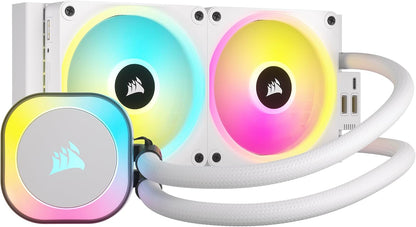 Corsair iCUE Link H100i RGB Flüssig-CPU-Kühler 2x QX120 RGB-Lüfter 240mm AIO