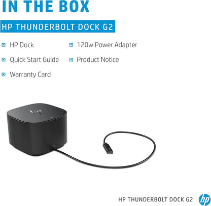 HP Thunderbolt Dock G2 Dockingstation HSN-IX01 inklusive 120W Netzteil