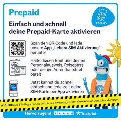 ZTE MF79U Surfstick CAT4 4G LTE WLAN-USB-Modem 150 Mbit/s inkl. Lebara SIM Karte