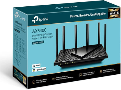 TP-LINK ARCHER AX73 AX5400 WLAN router WiFi 6 (5400 Mbit/s) 4x Gigabit LAN ports