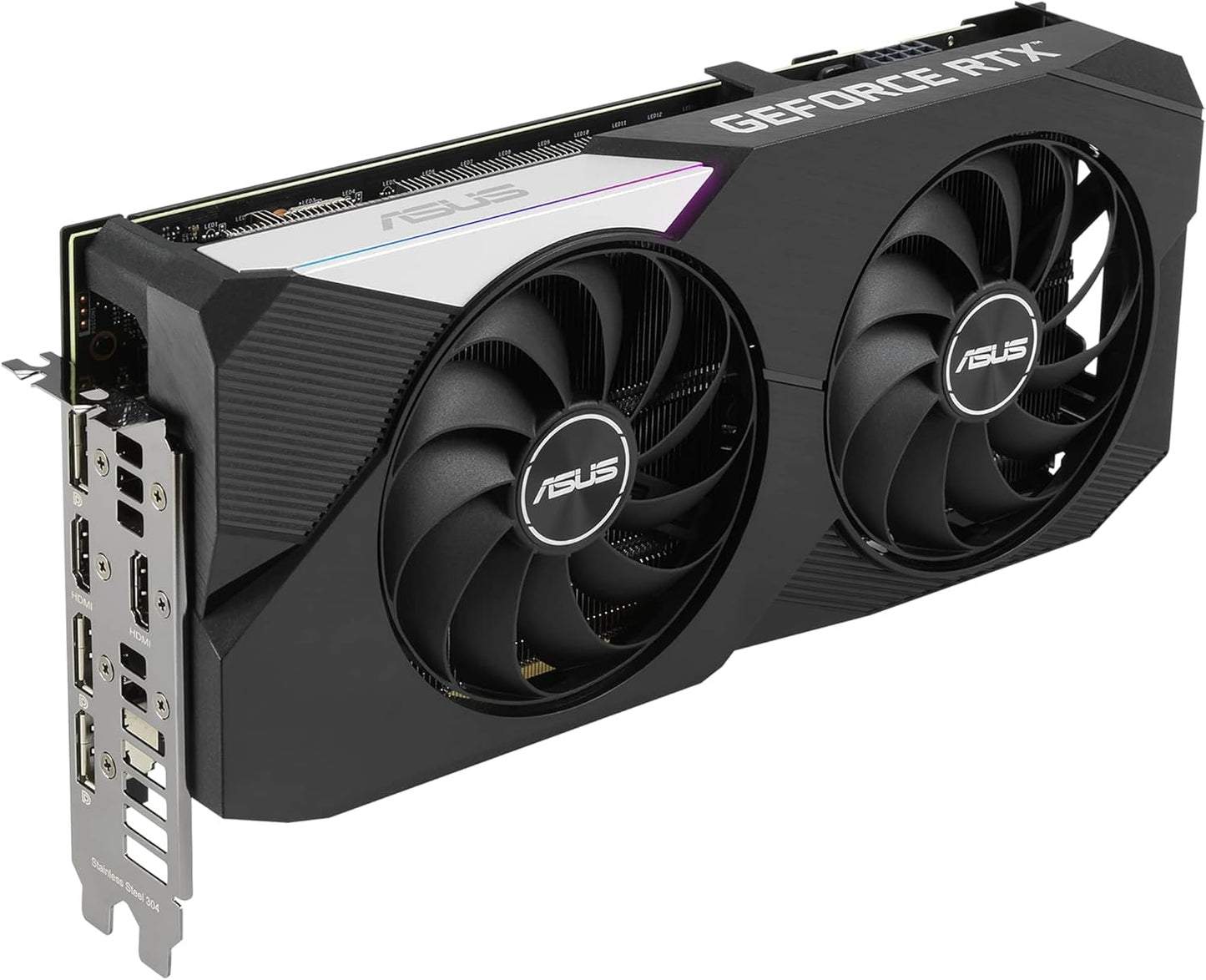 ASUS Dual GeForce RTX 3060 Ti V2 OC Edition 8GB GDDR6 Graphics Card PCIe 4.0 HDMI DisplayPort