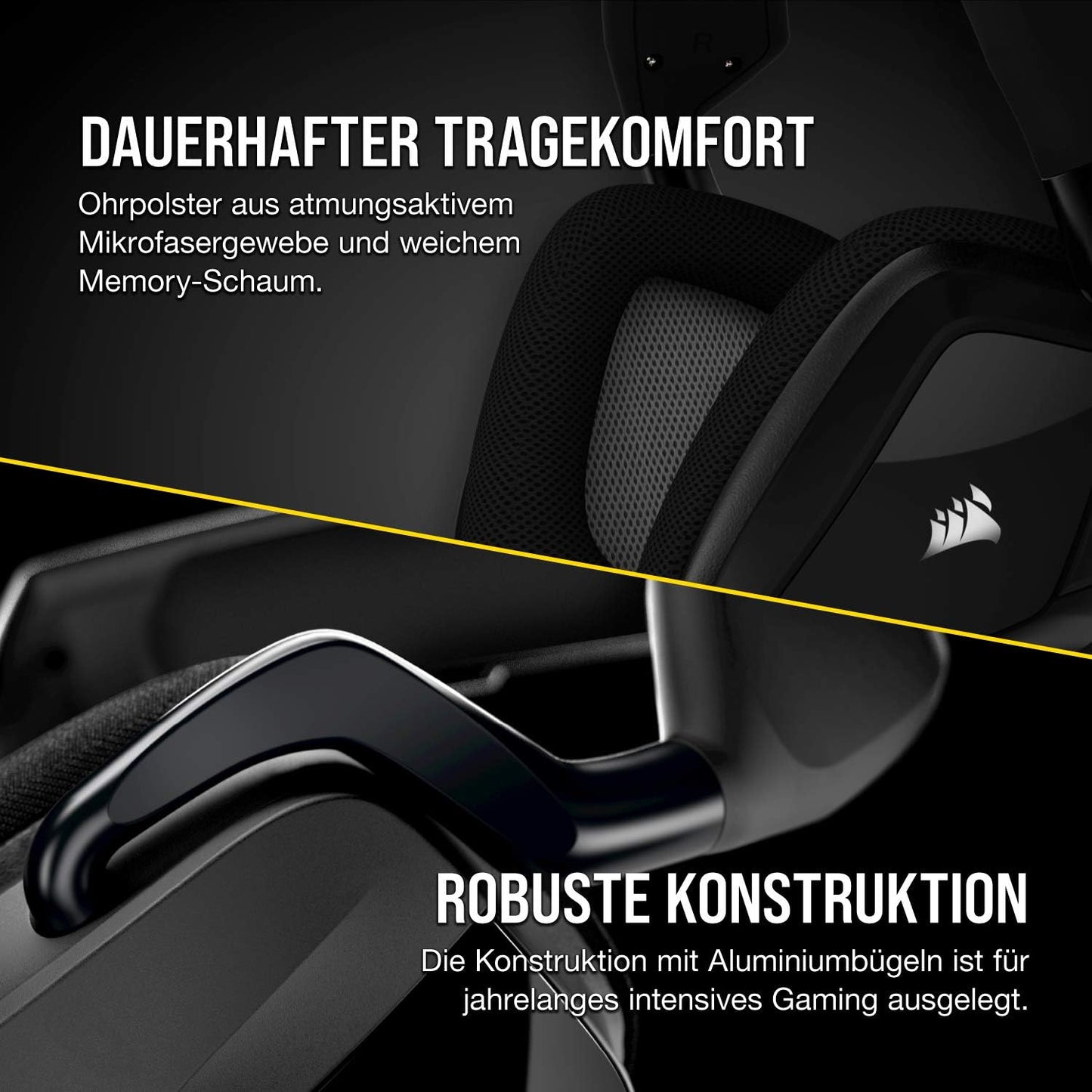 Corsair Void Elite Wireless Gaming Headset 7.1 Surrond Sound Bluetooth - Schwarz
