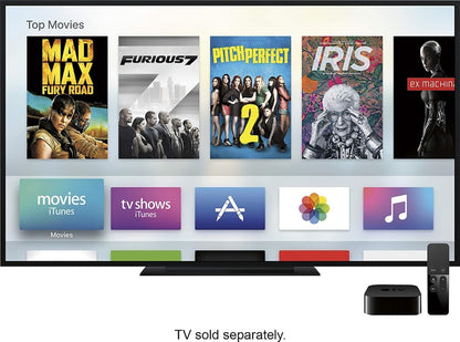 Apple TV 4K 32GB 5th Generation (2017) 4K HDR Streaming Box – Black