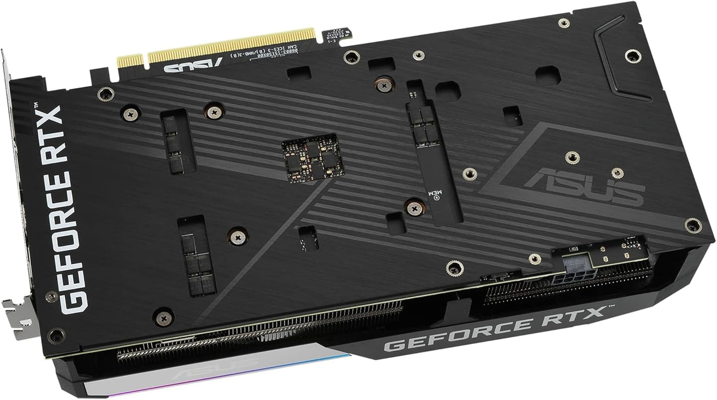 ASUS Dual GeForce RTX 3060 Ti V2 OC Edition 8GB GDDR6 Graphics Card PCIe 4.0 HDMI DisplayPort