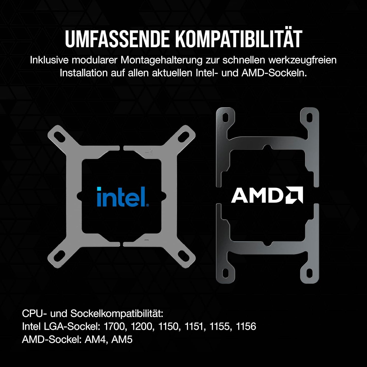 Corsair iCUE Link H100i RGB Flüssig-CPU-Kühler 2x QX120 RGB-Lüfter 240mm AIO