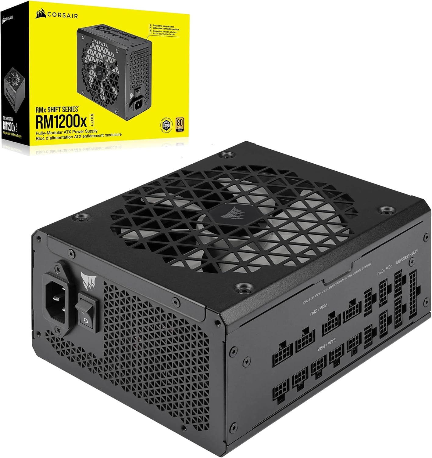 Corsair RMx Shift RM1200x Vollmodulares ATX Netzteil 1200 Watt 80 PLUS GOLD
