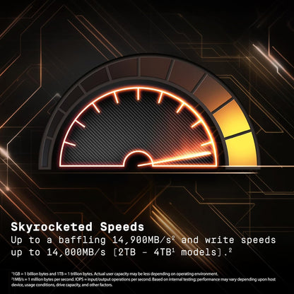 WD_Black SN8100 1TB Interne SSD WDS100T1X0M-00CMT0 M.2 2280 PCI 5.0 x4 (NVMe)