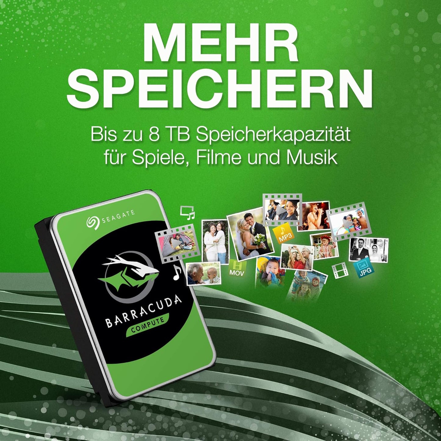 Seagate Barracuda 8TB Interne Festplatte ST8000DM004 3,5 Zoll HDD SATA3 5400RPM #1