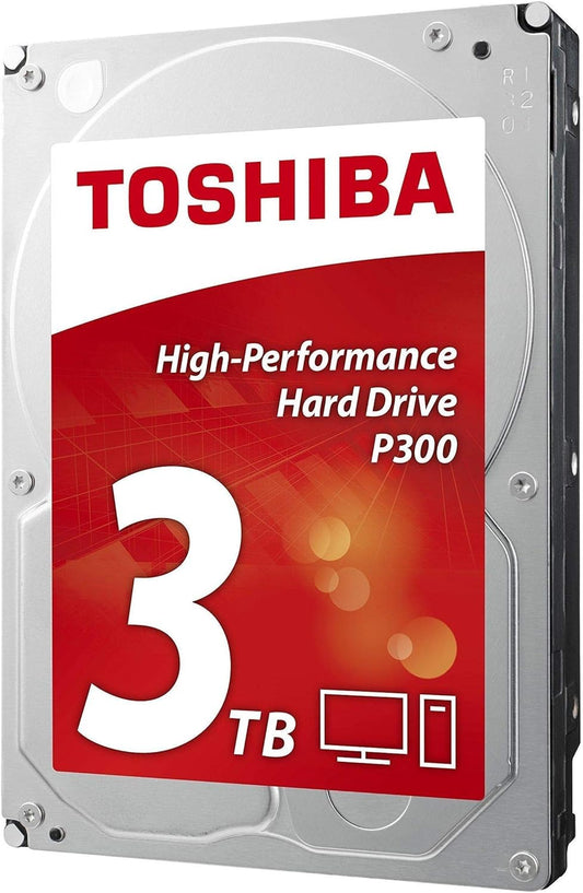 Toshiba P300 3TB Internal Hard Drive HDKPC08ZKA01 3.5 Inch HDD SATA3 7200RPM