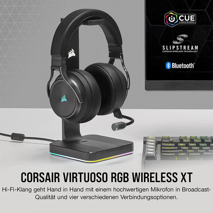 Corsair VIRTUOSO RGB WIRELESS XT Gaming Headset Bluetooth Dolby Atmos for PC/Mac