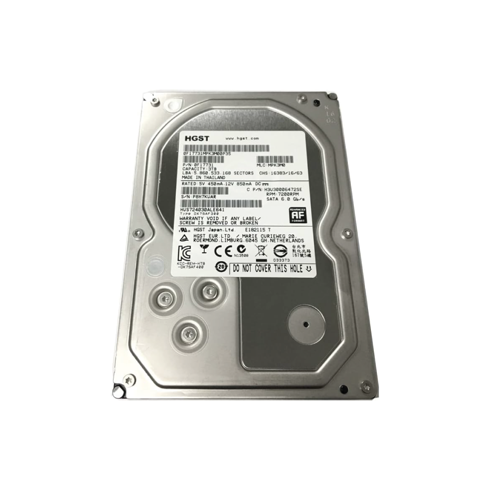 HGST Ultrastar 7K4000 3TB Internal Hard Drive HUS724030ALE641 3.5 inch HDD SATA3
