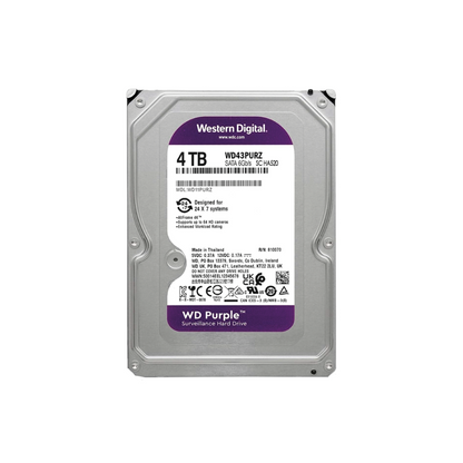 Western Digital WD Purple 4TB Internal Hard Drive WD43PURZ 3.5 inch HDD SATA3