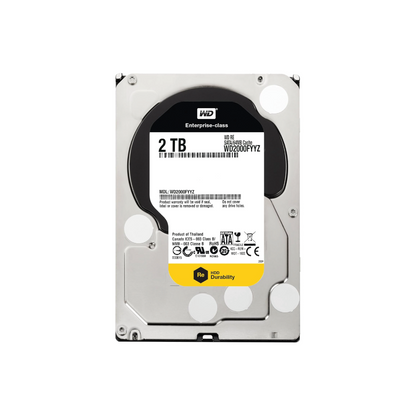 Western Digital WD RE 2TB Internal Hard Drive WD2000FYYZ 3.5 inch HDD SATA 6Gb/s