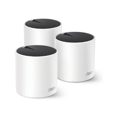 TP-LINK Deco X55 Router Pack of 3 Home Mesh WiFi System AX3000 WLAN 6 - white