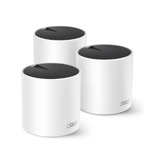 TP-LINK Deco X55 Router Pack of 3 Home Mesh WiFi System AX3000 WLAN 6 - white