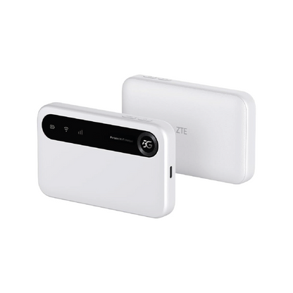 ZTE U50 Mobile 5G WiFi Hotspot with SIM slot for up to 32 devices - White