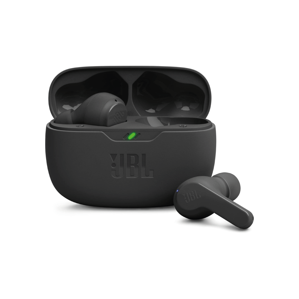 JBL Wave Beam True Wireless Headphones with Microphone IP54/IPX2 Black