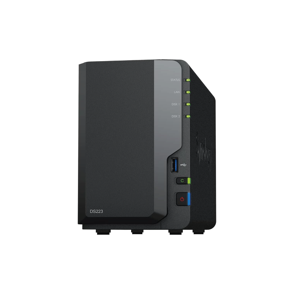 Synology DS223 NAS Server System 2bay Diskstation 8TB/12TB/16TB Seagate IronWolf