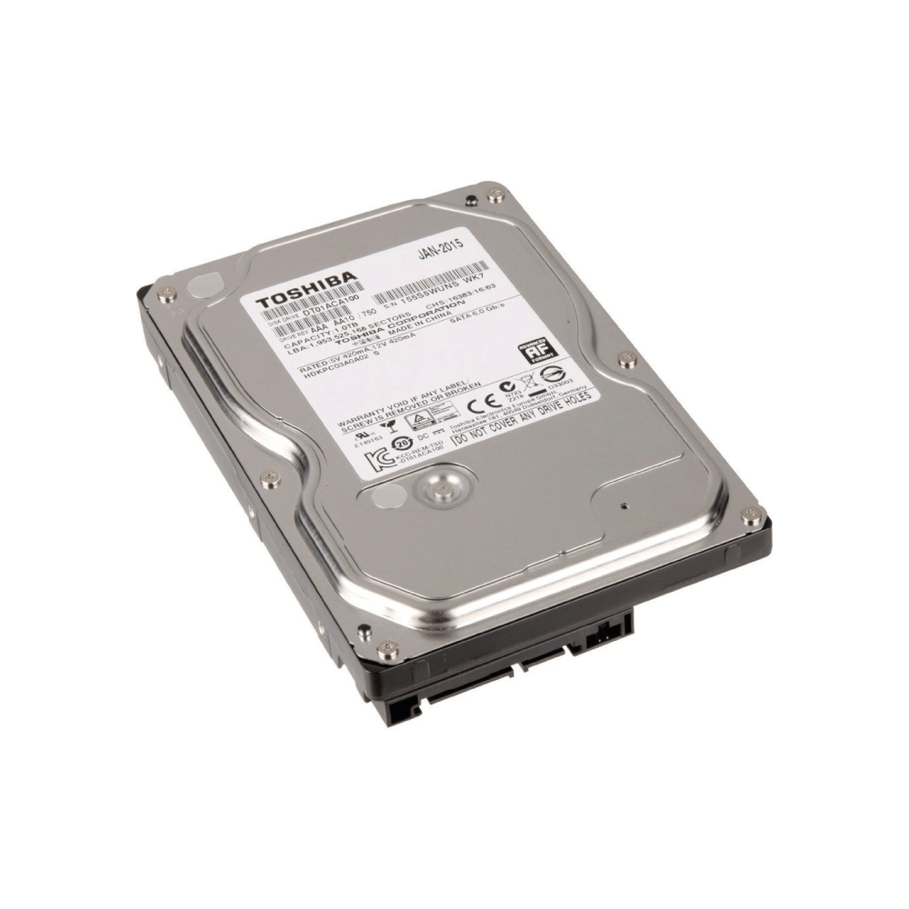 Toshiba Dell 1TB Interne Festplatte DT01ACA100 3,5 Zoll HDD SATA 6 Gb/s 7200RPM