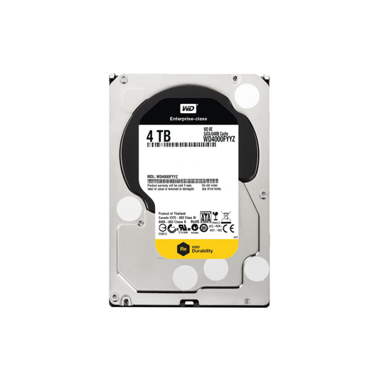 Western Digital WD RE 4TB Internal Hard Drive WD4000FYYZ 3.5 inch HDD SATA3 64MB