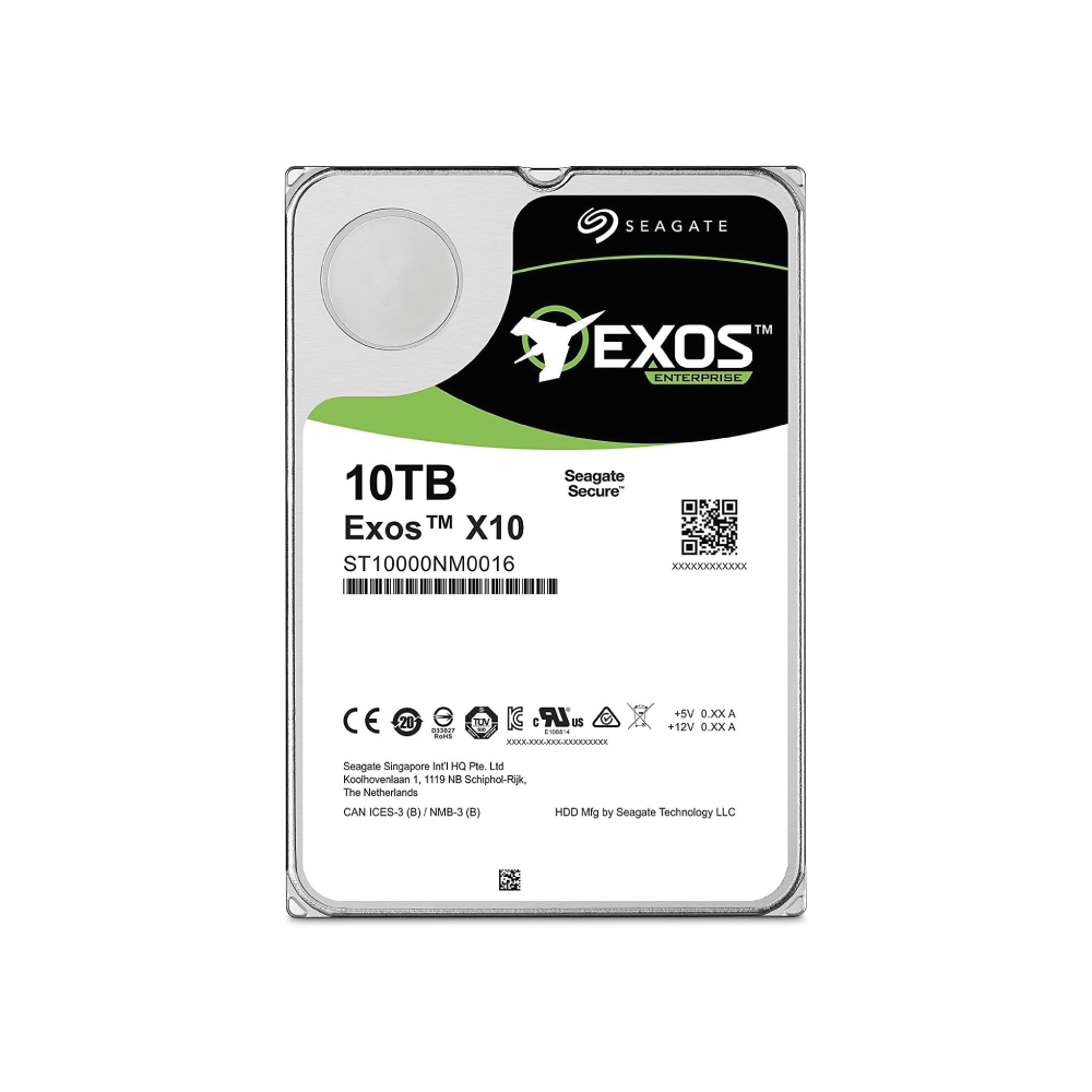 Seagate Exos X10 10TB Interne Server Festplatte ST10000NM0016 3,5 Zoll HDD SATA3