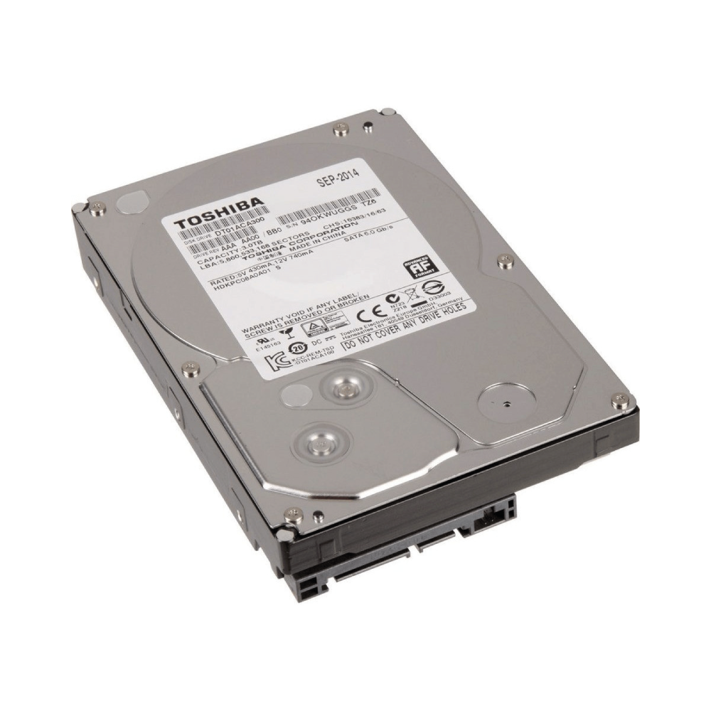 Toshiba 3TB Internal Hard Drive DT01ACA300 3.5 inch HDD SATA 6 Gb/s 7200RPM 64MB