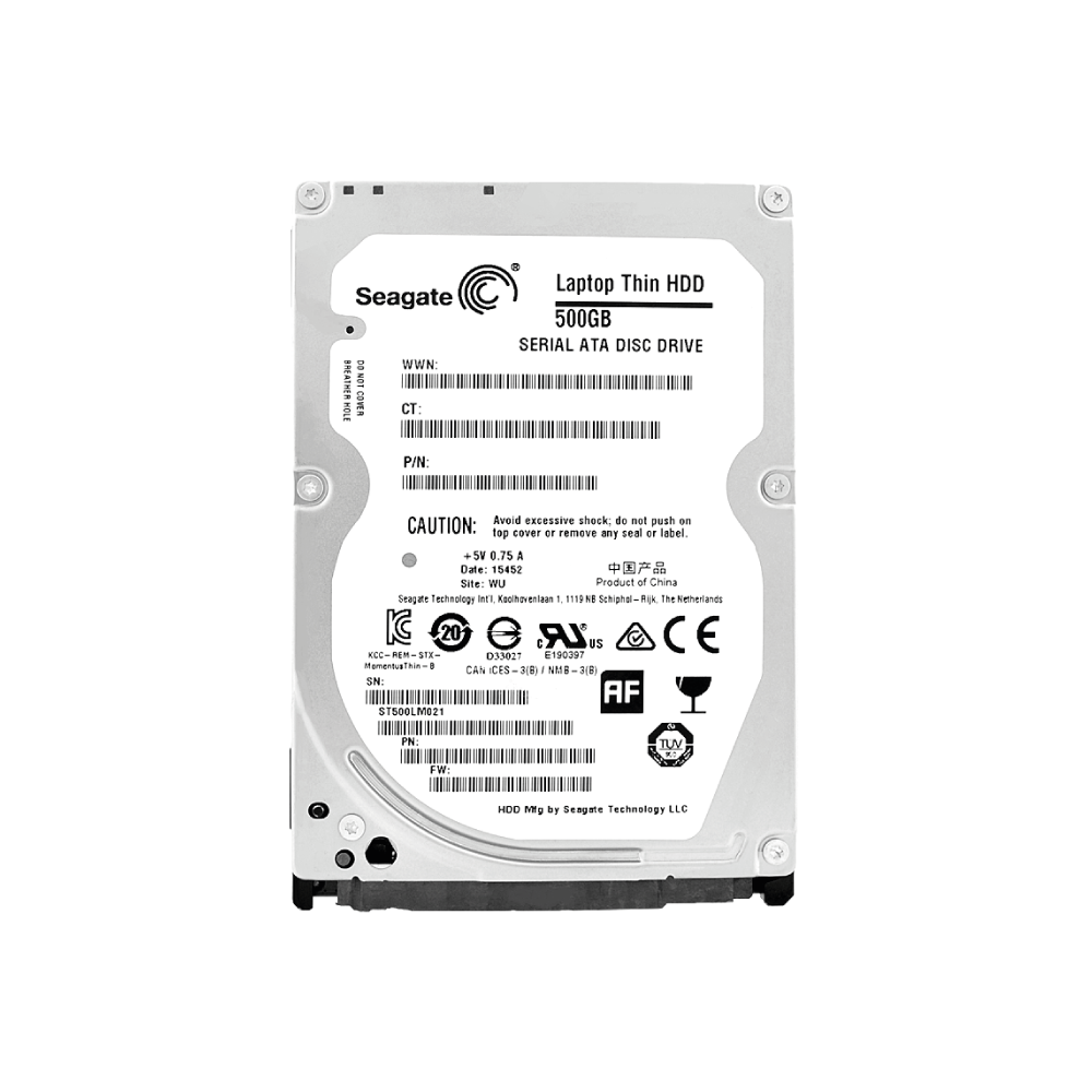 Seagate Laptop Thin 500GB Internal Hard Drive ST500LM021 2.5 inch HDD SATA 6Gb/s