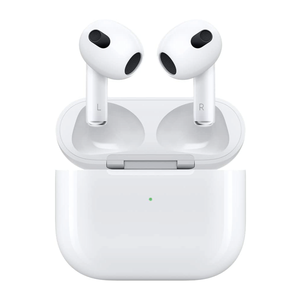 Apple AirPods 3. Generation 2022 mit Lightning Charging Case Kopfhörer - weiß
