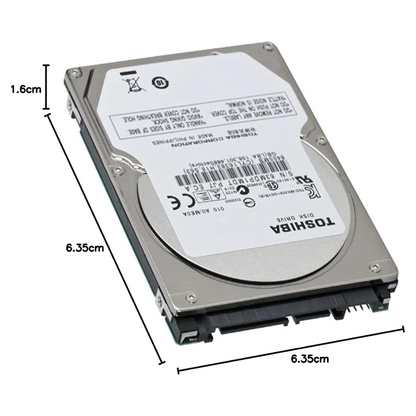 Toshiba 500GB Internal Hard Drive MQ01ABF050 2.5 inch HDD SATA 6Gb/s 5400rpm