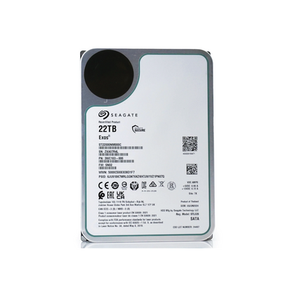 Seagate Exos X22 22TB Internal Server Hard Drive ST22000NM000C 3.5 inch HDD SATA3