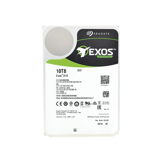 Seagate Exos X14 10TB Internal Server Hard Drive ST10000NM0568 3.5 inch HDD SATA