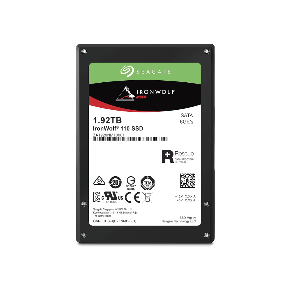 Seagate IronWolf 110 1.92TB Internal SSD ZA1920NM10001 2.5 inch SATA 560Mb/s