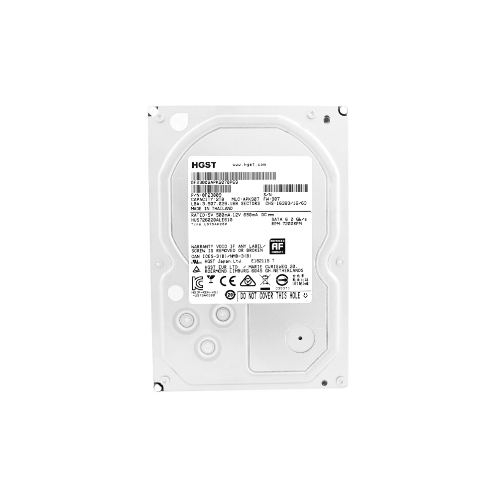 HGST Ultrastar 7K6000 2TB Internal Hard Drive HUS726020ALE610 3.5 inch HDD SATA3