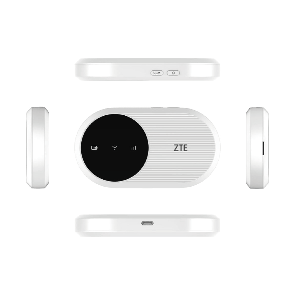 ZTE U10 Mobile Router Hotspot 4G WiFi CAT4 287Mbps for up to 32 devices white