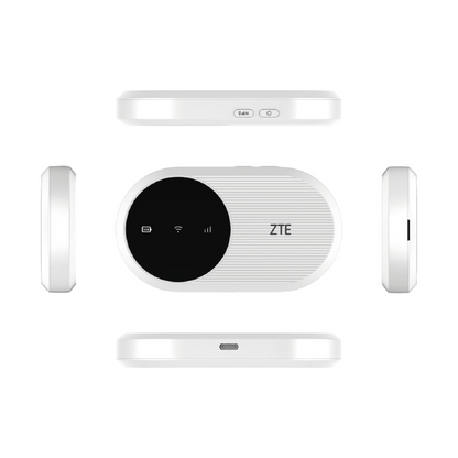 ZTE U10 Mobile Router Hotspot 4G WiFi CAT4 287Mbps for up to 32 devices white