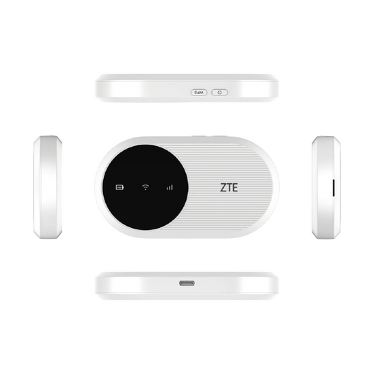 ZTE U10 Mobiler Router Hotspot 4G WiFi CAT4  287Mbps für bis zu 32 Geräte weiss