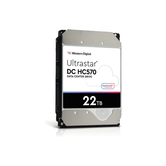 WD Ultrastar DC HC570 22TB Interne Festplatte WUH722222ALE6L4 3,5 Zoll HDD 512MB