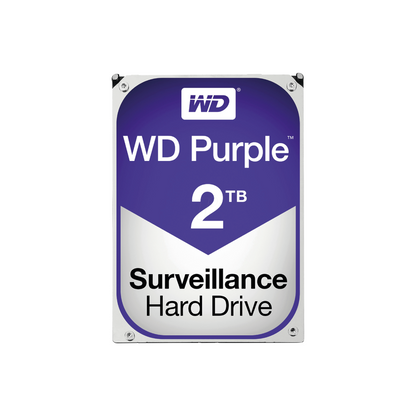 Western Digital Purple 2TB Interne Festplatte WD20PURZ 3,5 Zoll HDD SATA3 64MB