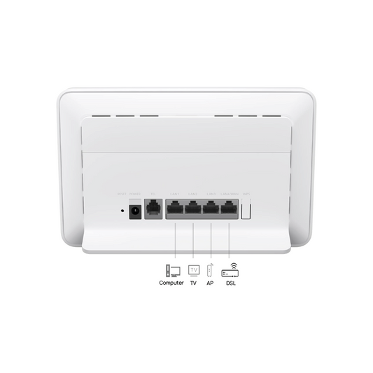HUAWEI B636-336 Router 4G CPE 5 LTE WLAN 400 Mbit/s WiFi6 - weiß