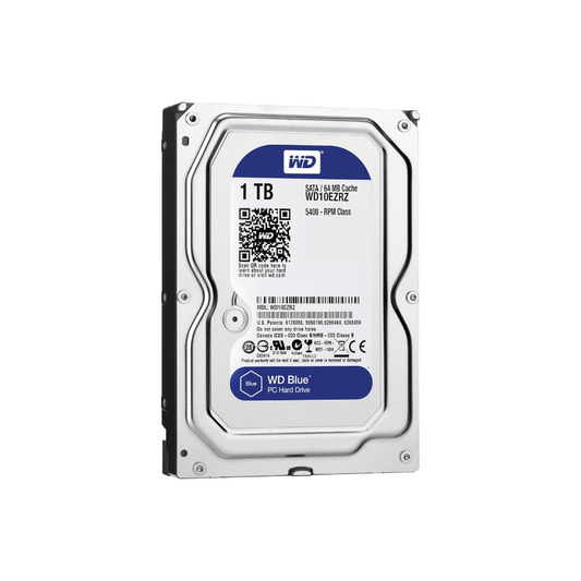 Western Digital WD Blue 1TB Internal Hard Drive WD10EZRZ 3.5 inch HDD SATA 6/Gbs