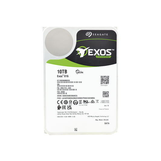 Seagate Exos X16 10TB Internal Server Hard Drive ST10000NM003G 3.5 inch HDD SATA